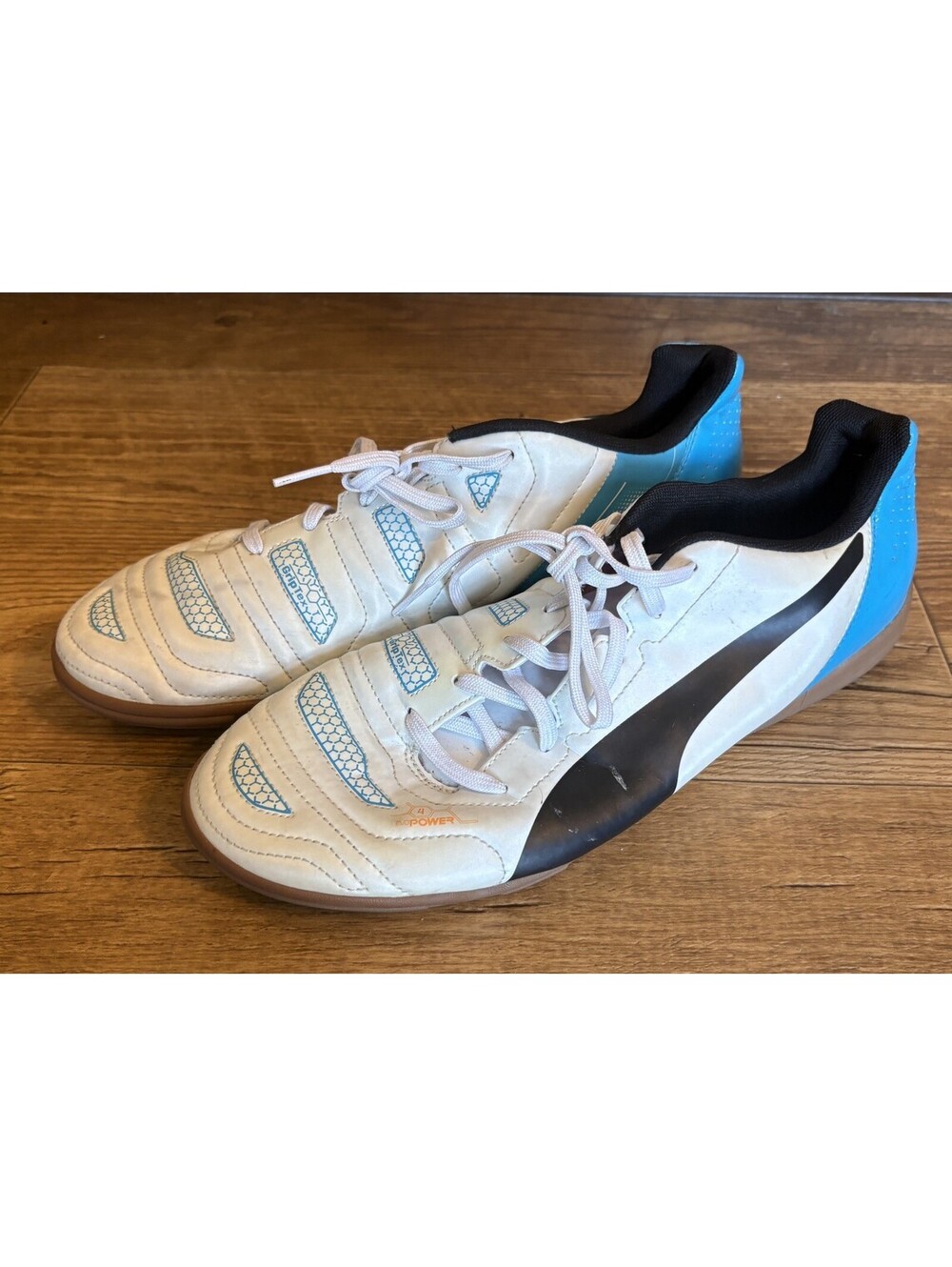 Puma Power 4 Indoor Soccer Cleats Shoes Men’s Size 11 Blue White